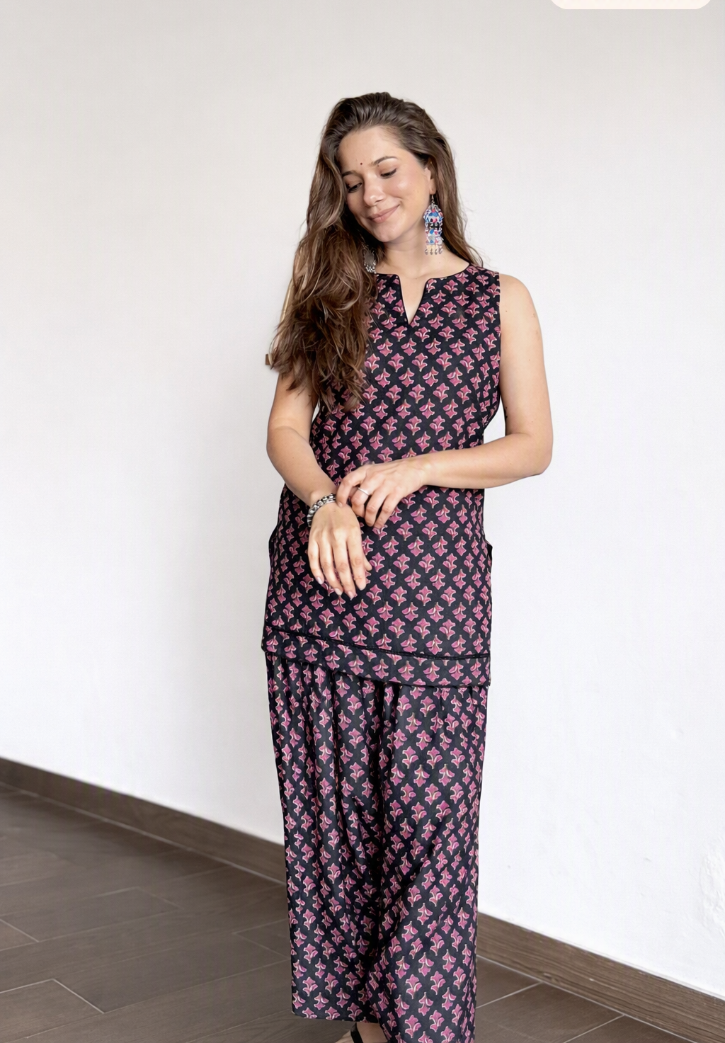 Midnight Bloom Farshi Salwar Set | Women's Ethnic Wear