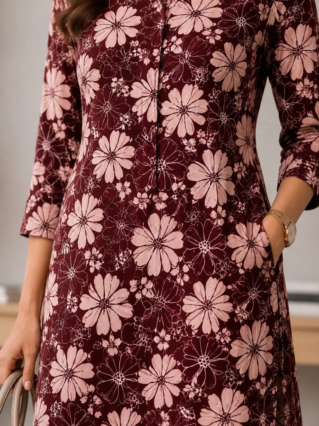 Floral Print  Co-ord Set | Modern Ethnic Office Wear
