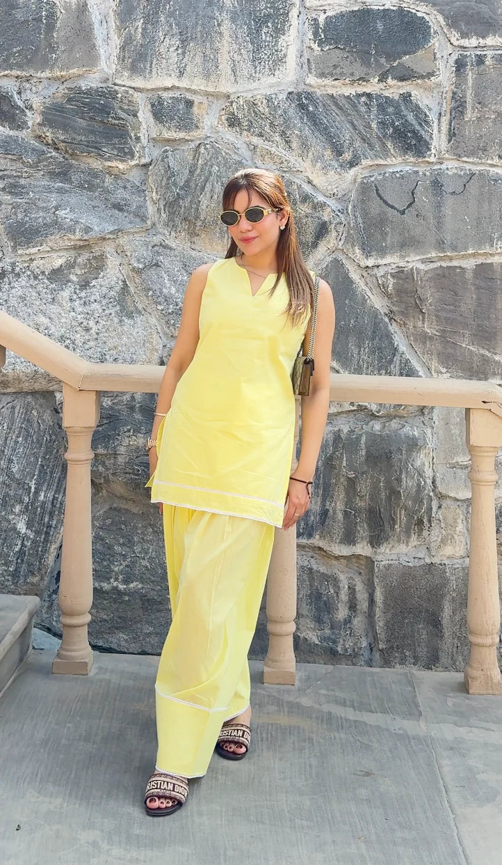 Haldi Vibes Farshi Salwar set