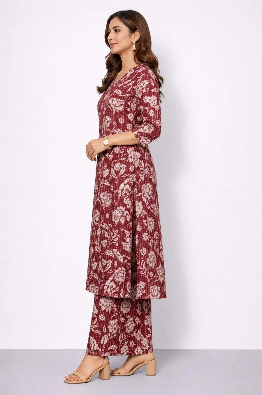 Premium Floral Women’s Kurta Set