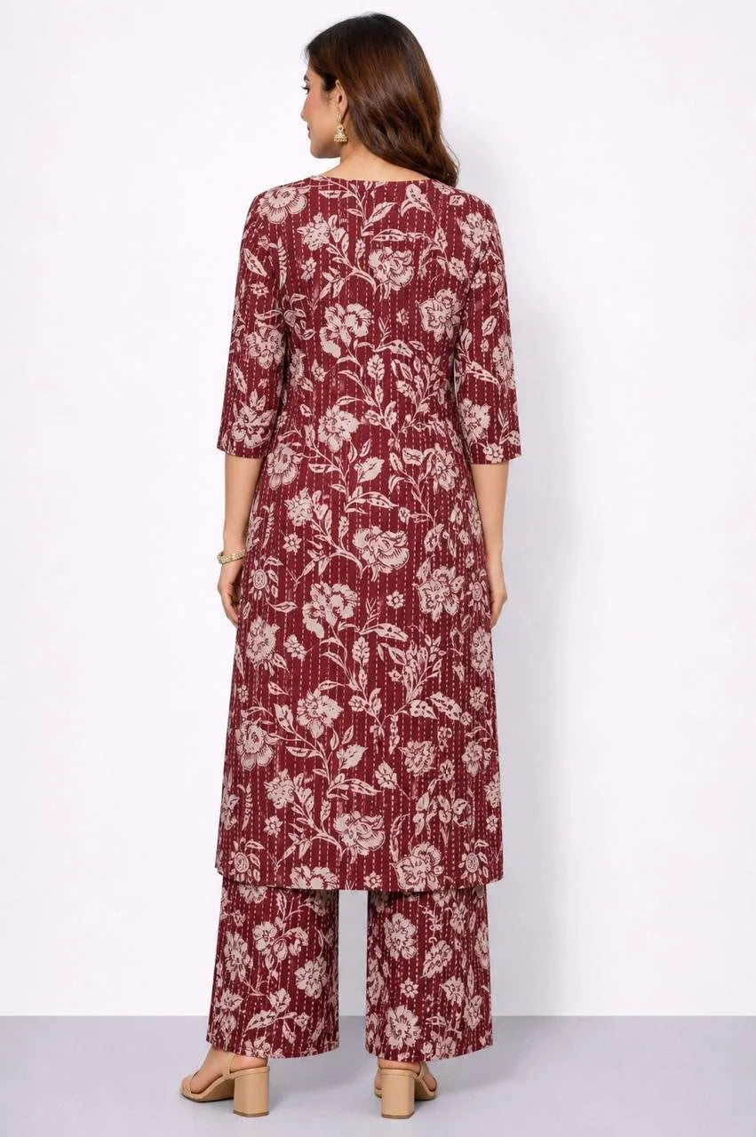 Premium Floral Women’s Kurta Set