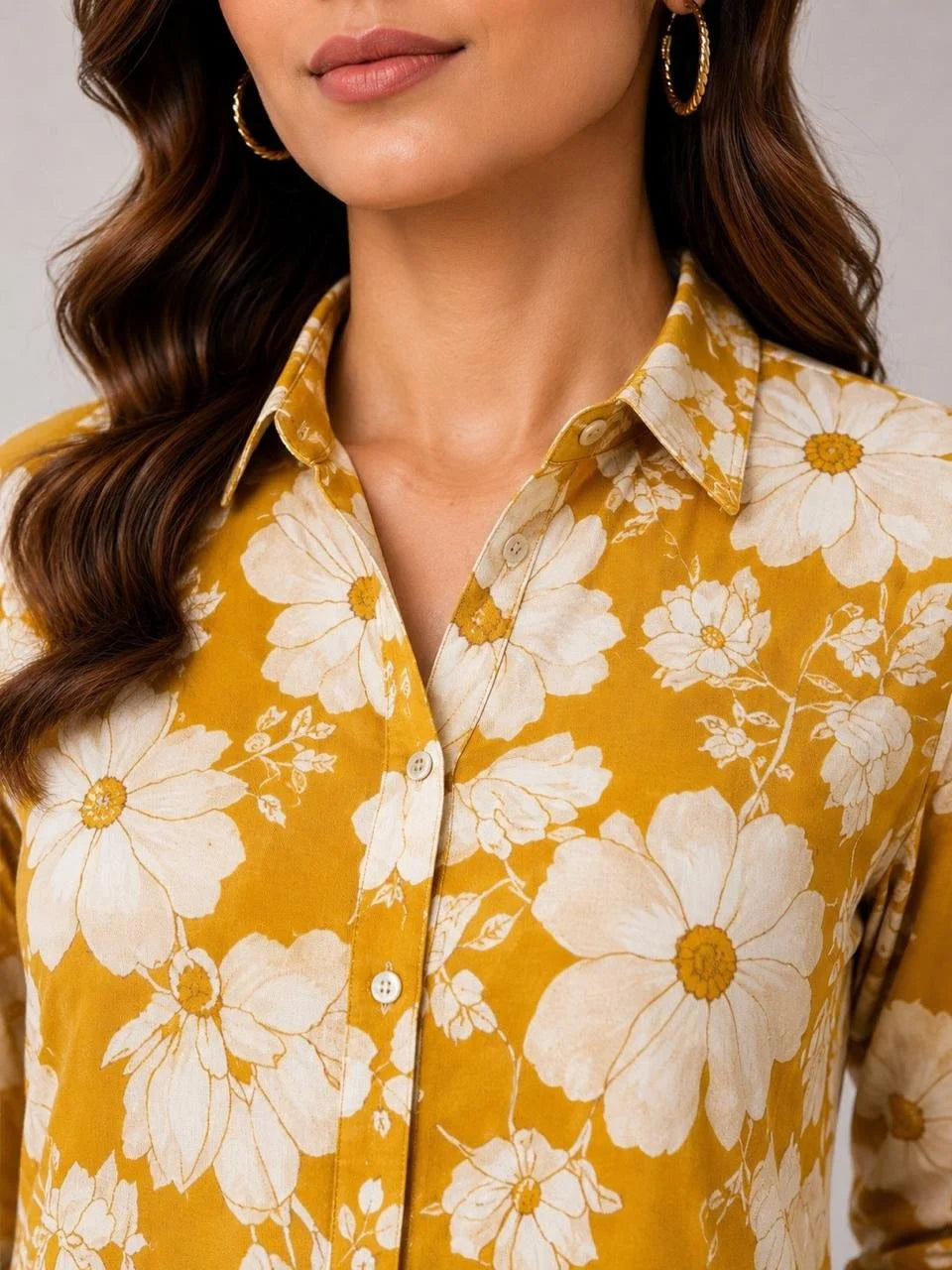 Mustard Floral Co-ord Set